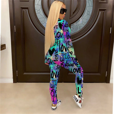 Jumpsuit Deportivo con Estampado de Personalidad - Image 7