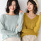 Suéter Suelto Estilo Coreano para Mujer - Prenda Base Versátil