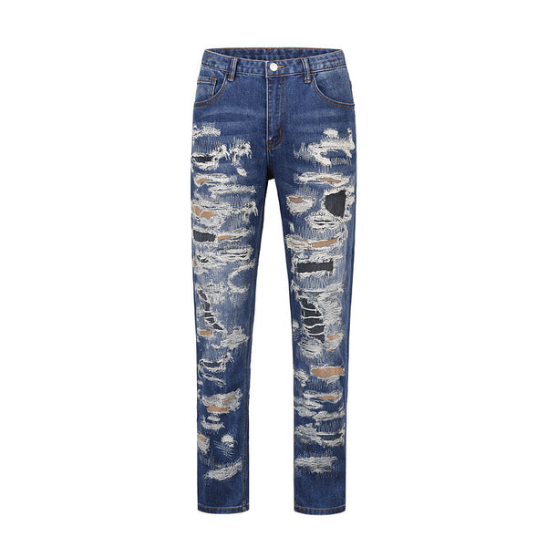 Jeans Rectos Vintage Desteñidos - Estilo Clásico Moderno