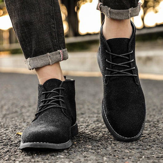 Zapatos y Botas de Negocios Retro Británico para Hombre - Image 12