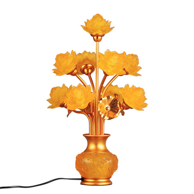 Lámpara LED Lotus para Buda - Iluminación Decorativa del Hogar - Image 9