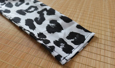 Blusa Vintage Leopardo Manga Larga Cuello Solapa Oficina Talla Grande - Image 27