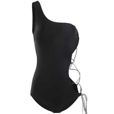 Traje de Baño Asimétrico Sexy con Tirantes Ajustables - Diseño Coreano Moderno - Image 3
