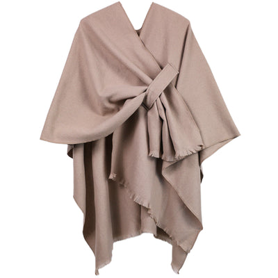 Cardigan Chal Dividido para Mujer Talla Grande - Image 11