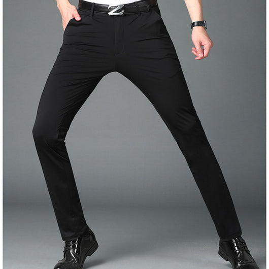 Pantalones Casuales de Seda de Hielo para Hombre - Comodidad de Verano - Image 12