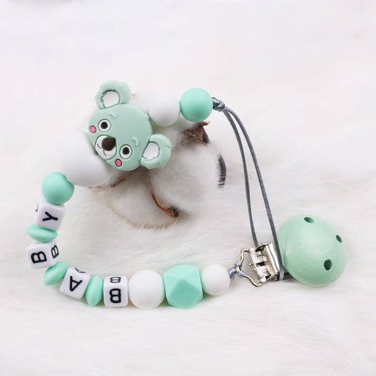 Cadena Protectora de Chupete de Silicona Suave para Bebés