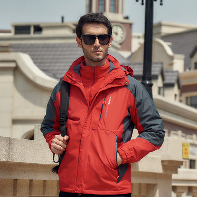 Conjunto de Chaqueta Impermeable para Parejas Talla Grande - Image 3