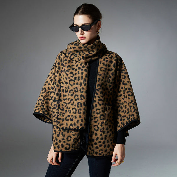 Pashmina Estampado Leopardo Versátil 2 en 1