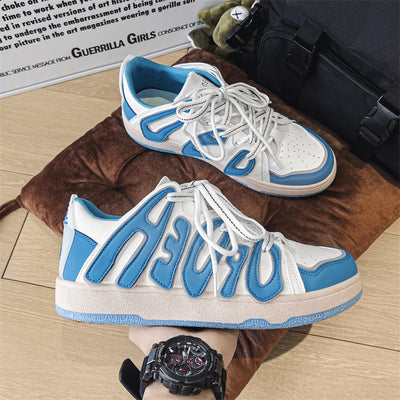 Zapatillas Urbanas Unisex con Letras - Diseño Minimalista Low-Top - Image 21