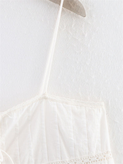 Blusa de Tirantes con Encaje Calado - Diseño Verano Mujer - Image 10