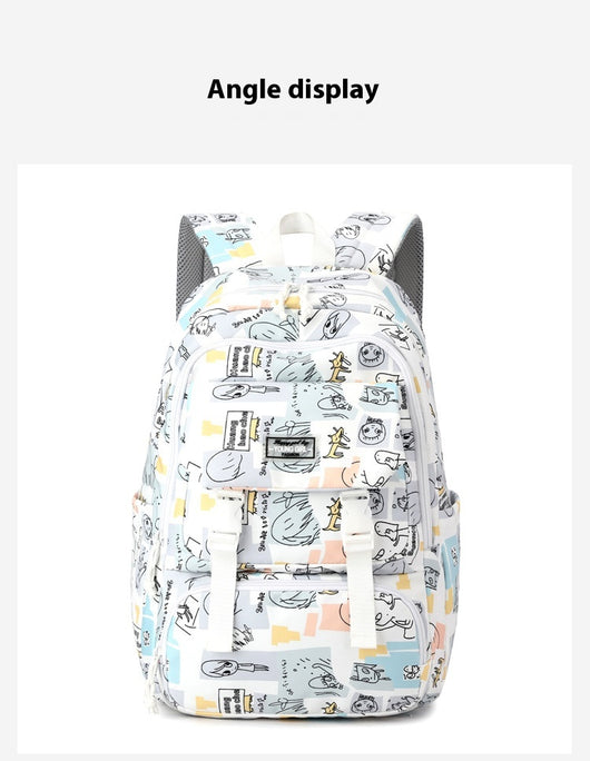 Mochila Escolar Impresa de Gran Capacidad para Estudiantes de Secundaria - Image 25