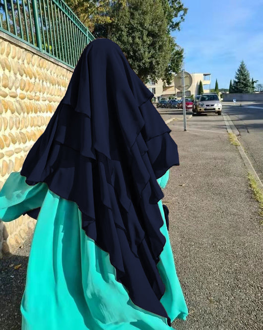 Turbante Protector Solar Multicapa para Mujer - Diseño Étnico Tradicional - Image 26