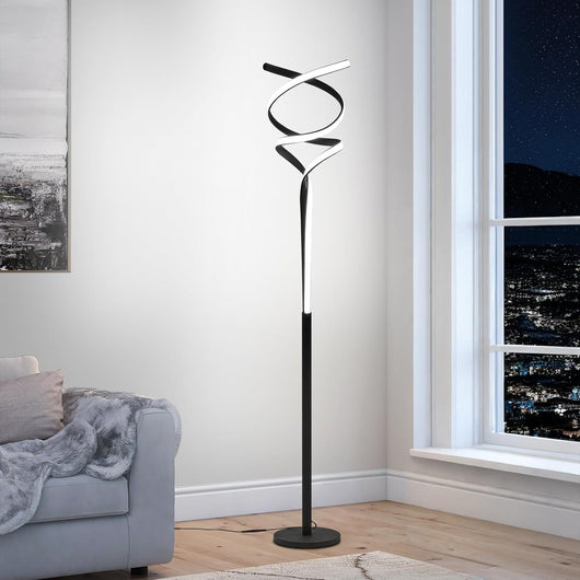 Lámpara de Piso Minimalista con Diseño de Doble Hélice ADN - Image 6