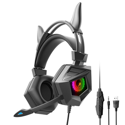 Auriculares Gaming con Cable y Luz Nocturna para PC - Image 10