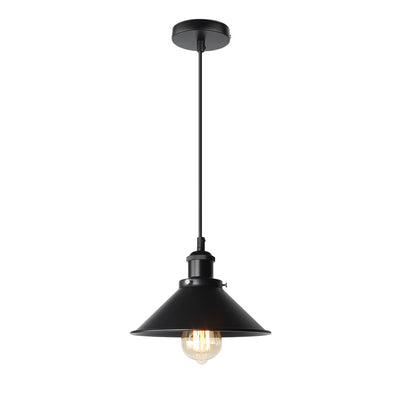 Lámpara Colgante Industrial Estilo Restaurante con Tapa de Hierro Antiguo - Image 5