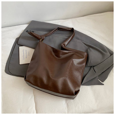 Bolso de Hombro Retro Otoño Invierno Gran Capacidad Versátil - Image 6