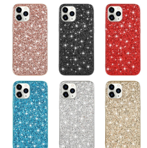 Funda Protectora con Acabado de Lentejuelas de Color Puro - Image 11
