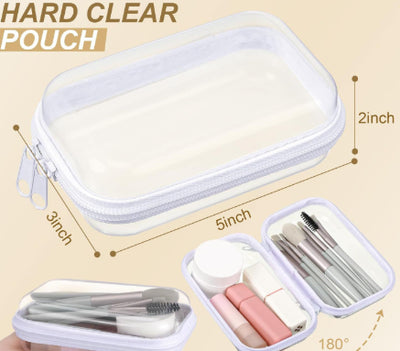 Estuche Transparente Ultracompacto con Cierre para Lápices y Accesorios - Image 12