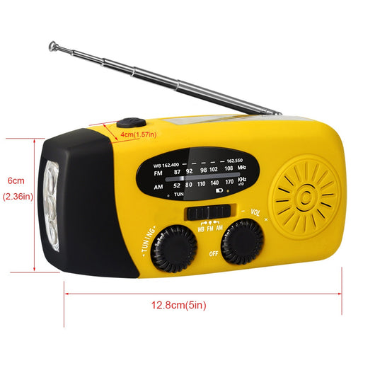 Radio de Emergencia Solar Portátil con 3 LEDs - Image 17