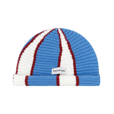 Gorro Tejido Rayado Colorblock Estilo Occidental - Image 2