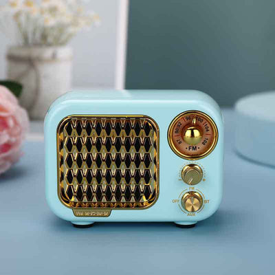Parlante Bluetooth Retro Portátil Compacto - Image 8