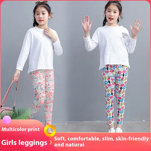 Leggings Capri Modal Elásticos para Niña - Uso Diario y Deportivo - Image 4