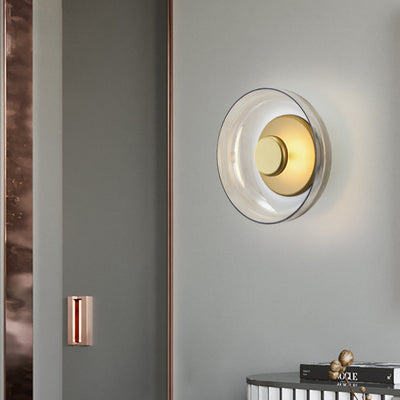 Lámpara de Pared Hongo de Cristal Moderno