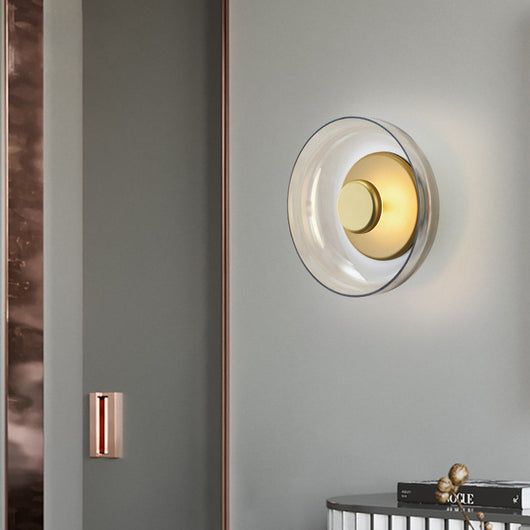 Lámpara de Pared Hongo de Cristal Moderno