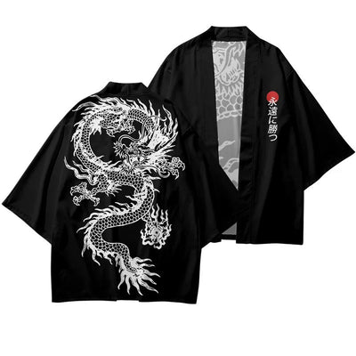 Bata Kimono Hombre Estilo Ukiyo-e Carpa Japonesa - Image 18