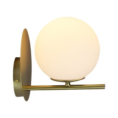 Lámpara de Pared Nórdica en Cobre y Vidrio - Image 5