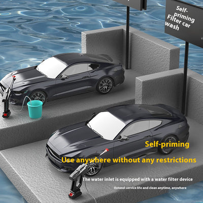 Lavadora de Autos Portátil con Pistola de Agua de Alta Presión Inalámbrica Recargable - Image 5