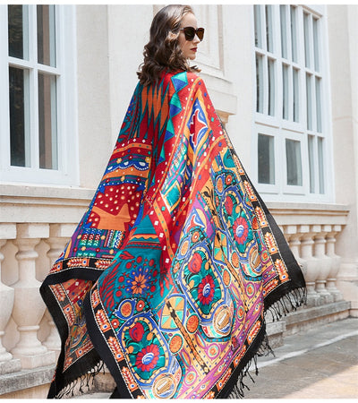 Chal Grueso Cálido de Diseño Clásico Premium - Abrigo Versátil para Todo Clima - Image 18