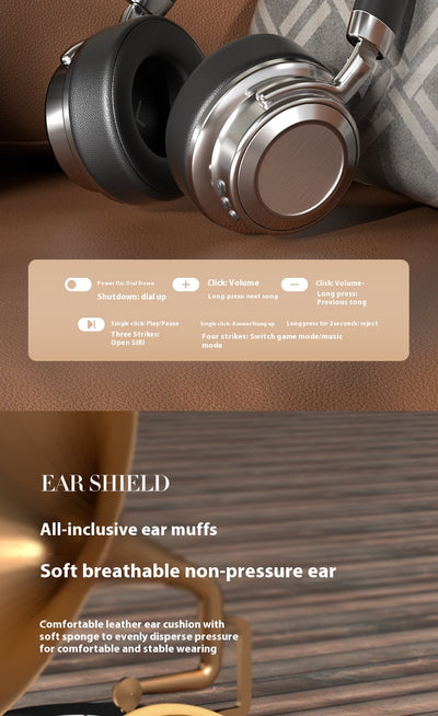 Auriculares Bluetooth Retro Estilo Maletín con Metal - Image 21