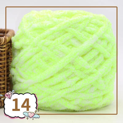 Lana para Tejer Colorida Ice Line - Hilo Grueso Suave para Bufandas Artesanales DIY - Image 8