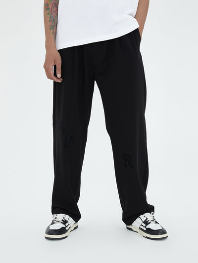 Pantalón Ancho de Tela Estampada Premium - Image 11