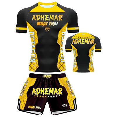 Ropa de Entrenamiento de Boxeo Ajustada de Secado Rápido - Image 10