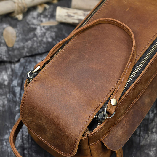 Bolsa de Aseo de Cuero Premium Grande para Mujer - Image 17