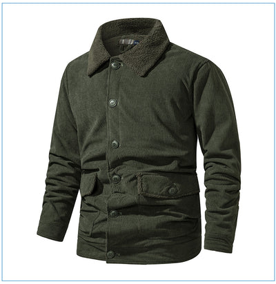 Chaqueta de Cachemira Gruesa para Hombre - Corte Holgado y Casual - Image 28