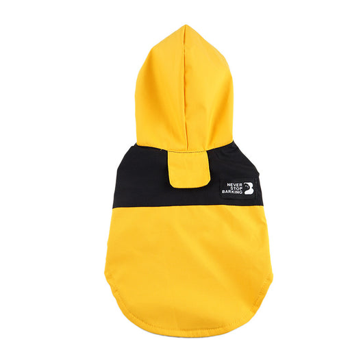 Impermeable para Perros con Diseño Patchwork de Contraste - Image 4