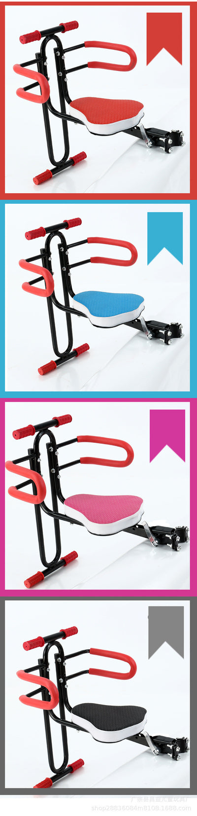 Asiento Delantero Desmontable para Bicicleta Infantil - Image 8