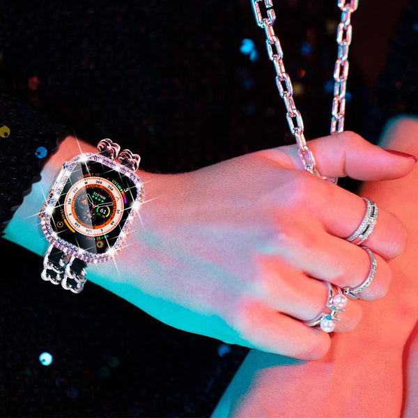 Funda Protectora Smartwatch Corte Diamante Brillante