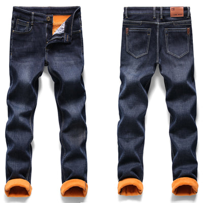 Jeans Slim Plus Elásticos con Forro Polar para Hombre - Image 5