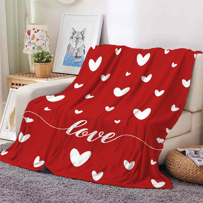 Manta Térmica con Estampado de Corazones para Descansos - Image 11