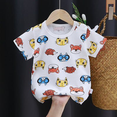 Playera Infantil de Algodón con Estampado de Dibujos Animados - Image 22