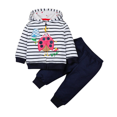 Conjunto Infantil Sudadera con Cierre y Estampado Divertido - Dos Piezas - Image 9