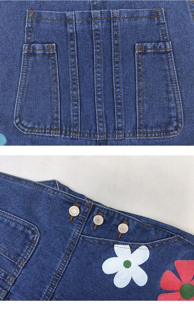 Overol Estampado Slim Fit para Mujer - Shorts de Moda - Image 12
