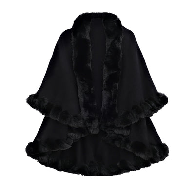 Capa y Chal de Doble Capa con Cuello de Conejo para Otoño e Invierno - Image 21