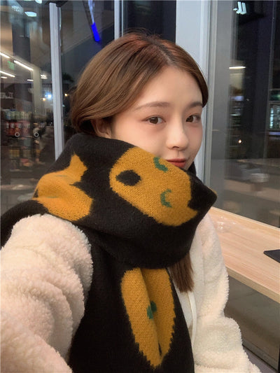Bufanda Oso Kawaii Japonés para Mujer - Suave, Cálida y Versátil - Image 18