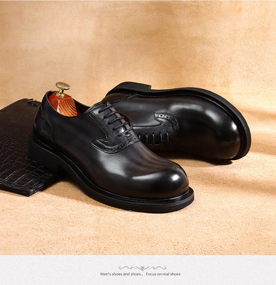 Zapatos Oxford de Cuero Premium para Hombre - Comodidad y Elegancia Ejecutiva - Image 11