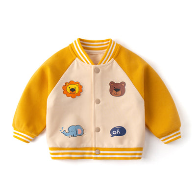 Chaqueta Deportiva de Béisbol Infantil Estilo Internacional para Otoño - Image 6